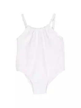 Купальник в горох Marc Jacobs Kids, бежевый