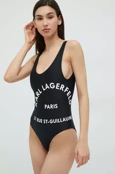 Купальный костюм Karl Lagerfeld, черный