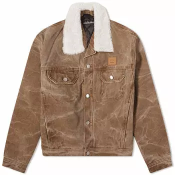 Куртка Acne Studios Orsan Patch Canvas Padded, цвет Toffee Brown