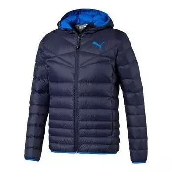 Куртка active down jacket 'black blue' Puma, черный