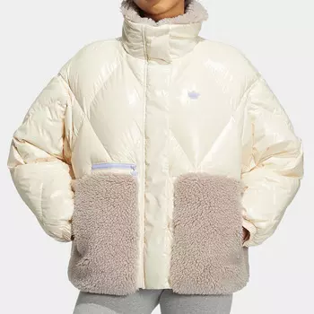 Куртка Adidas Down Sherpa Mix, бежевый