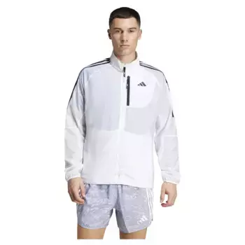 Куртка adidas Own The Run 3 Stripes Packable, белый
