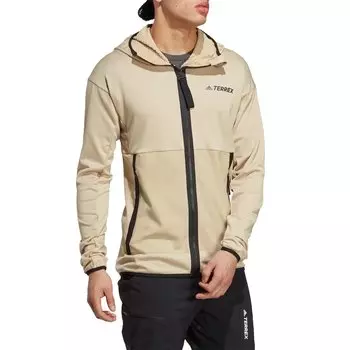 Куртка Adidas Terrex Tech Fleece Light Hooded, цвет Savannah