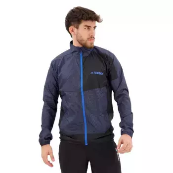 Куртка adidas Trail Windbreaker softshell, синий