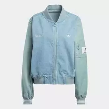 Куртка Adidas Varsity, светлый деним/голубой
