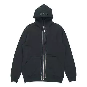 Куртка all-zipper hooded jacket men black Converse, черный