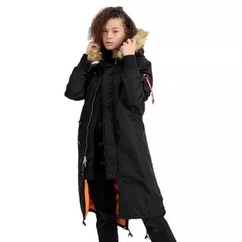 Куртка Alpha Industries Long Fishtail, черный