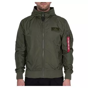 Куртка Alpha Industries MA-1 LW, зеленый