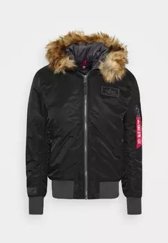 Куртка Alpha Industries С КАПЮШОНОМ, черный
