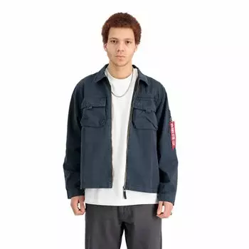 Куртка Alpha Industries Twill overshirt, синий