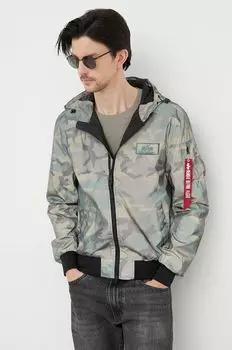 Куртка Alpha Industries, зеленый