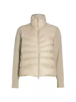 Куртка Archivio Classico Mix Media Moncler, цвет champagne