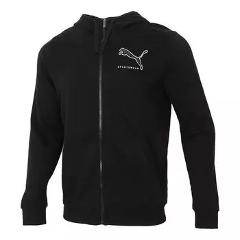 Куртка athletics jacket 'black' Puma, черный