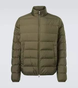 Куртка Baudinet с стёганой отделкой на пуху Moncler, Olive Night