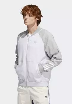 Куртка-бомбер adidas Originals, серый