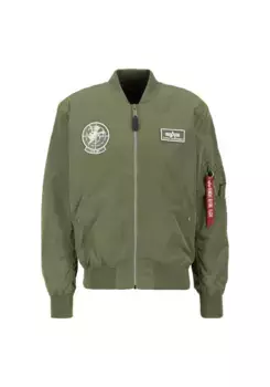 Куртка-бомбер Alpha Industries " Alpha Industries Мужчины - Куртки-бомберы MA-1 TT Glow In The Dark", зеленый