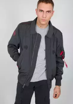 Куртка-бомбер Alpha Industries " Alpha Industries Мужчины - Куртки-бомбер Nighthawk", серый