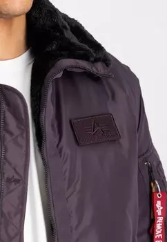 Куртка-бомбер Alpha Industries, фиолетовый