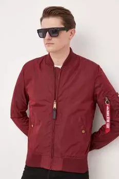 Куртка бомбер Alpha Industries, гранат