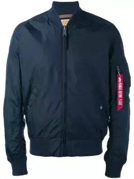 Куртка-бомбер Alpha Industries, синий