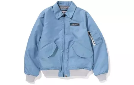 Куртка-бомбер BAPE Honeycomb Ripstop A Bathing Ape, синий
