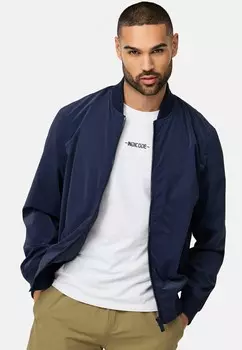 Куртка-бомбер BERGANGS INIGNAM INDICODE JEANS, темно-синий