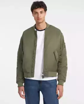 Куртка-бомбер Guess Jeans, темно-зеленый