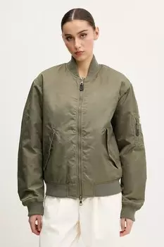 Куртка-бомбер Guess Jeans, зеленый