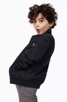 Куртка бомбер H&amp;M, черный