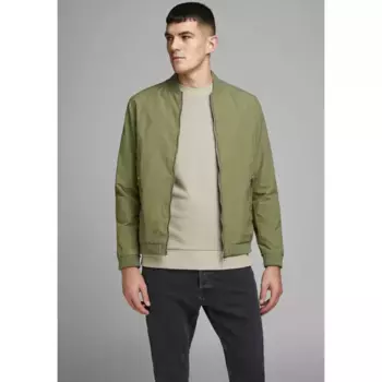 Куртка-бомбер Jack & Jones "JJERUSH", зеленый