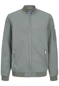 Куртка-бомбер Jack & Jones, зеленый