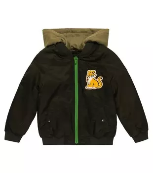 Куртка бомбер Kenzo, зеленый
