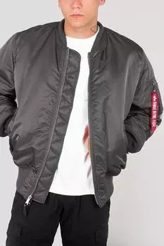 Куртка-бомбер MA1 Alpha Industries, серый
