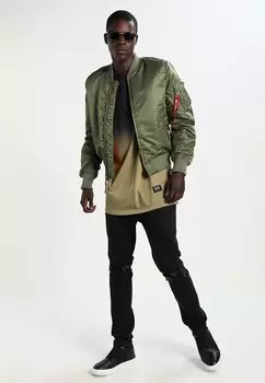 Куртка-бомбер Ma-1 Vf 59 Alpha Industries, зеленая