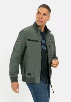Куртка-бомбер MIT STEHKRAGEN camel active, зеленый