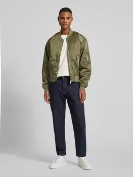 Куртка-бомбер на молнии Lacoste, оливковый