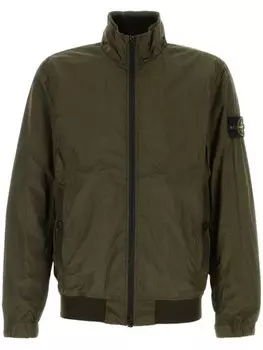 Куртка-бомбер на молнии Stone Island, зеленый