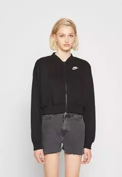 Куртка-бомбер Nike, черно-белый