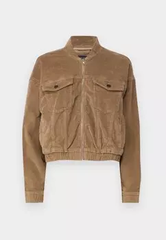 Куртка-бомбер NMCORD JADE BOMBER JACKET Noisy May, бежевый
