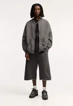Куртка-бомбер PULL&BEAR, серый