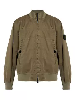 Куртка-бомбер с нашивкой «компас» Stone Island, зеленый