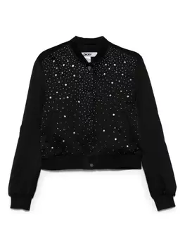 Куртка-бомбер с заклепками DKNY, черный