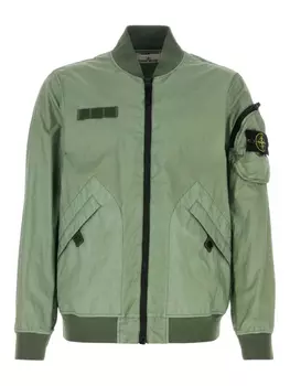 Куртка-бомбер с значком компаса Stone Island, зеленый