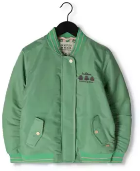 Куртка бомбер Scotch & Soda, зеленый
