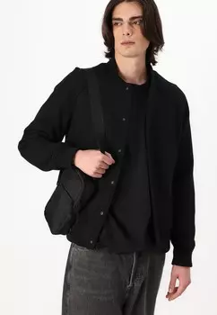 Куртка-бомбер SLHROY Selected Homme, черный