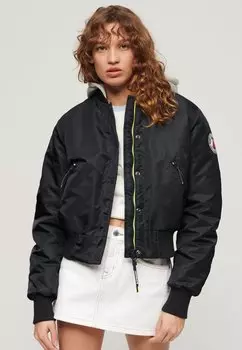 Куртка-бомбер Superdry, цвет eclipse navy