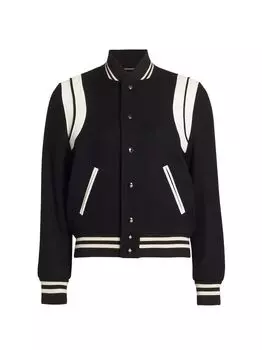 Куртка-бомбер Тедди Saint Laurent