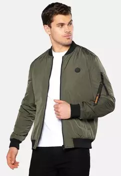 Куртка-бомбер Threadbare RASEN, цвет Khaki