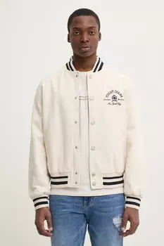 Куртка-бомбер Tommy Jeans, бежевый