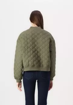 Куртка-бомбер VMALLY Vero Moda, оливковый